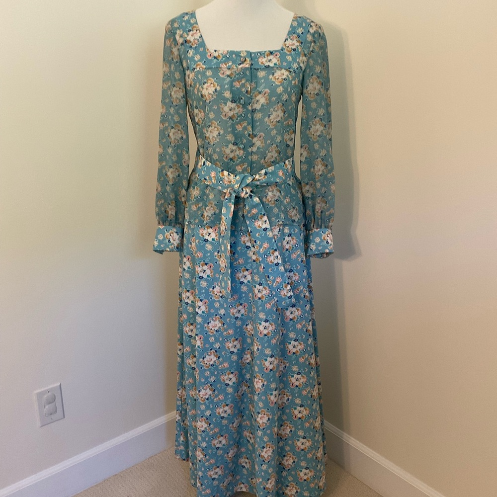 Vintage Liberty House Of Hawaii Princess Kaiulani 2-Piece Skirt Set